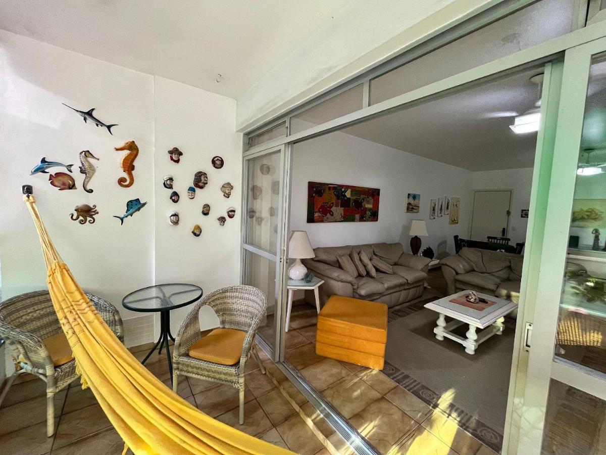 Super Aconchegante E Espacoso - Sacada Ampla E Perto Da Praia - Super Confortavel - Ap. 13 - Ed. Maison Du Parc Guarujá Kültér fotó