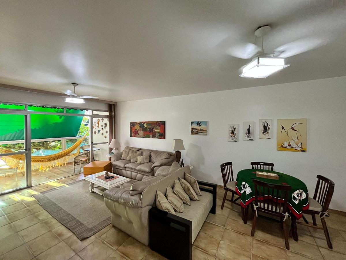 Super Aconchegante E Espacoso - Sacada Ampla E Perto Da Praia - Super Confortavel - Ap. 13 - Ed. Maison Du Parc Guarujá Kültér fotó